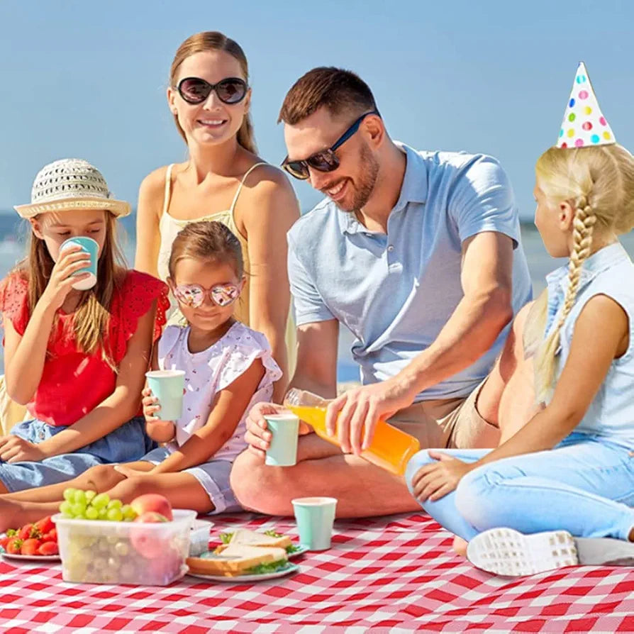 PUPOPIK Outdoor Picnic Blanket, Foldable Waterproof Sand Beach Mat